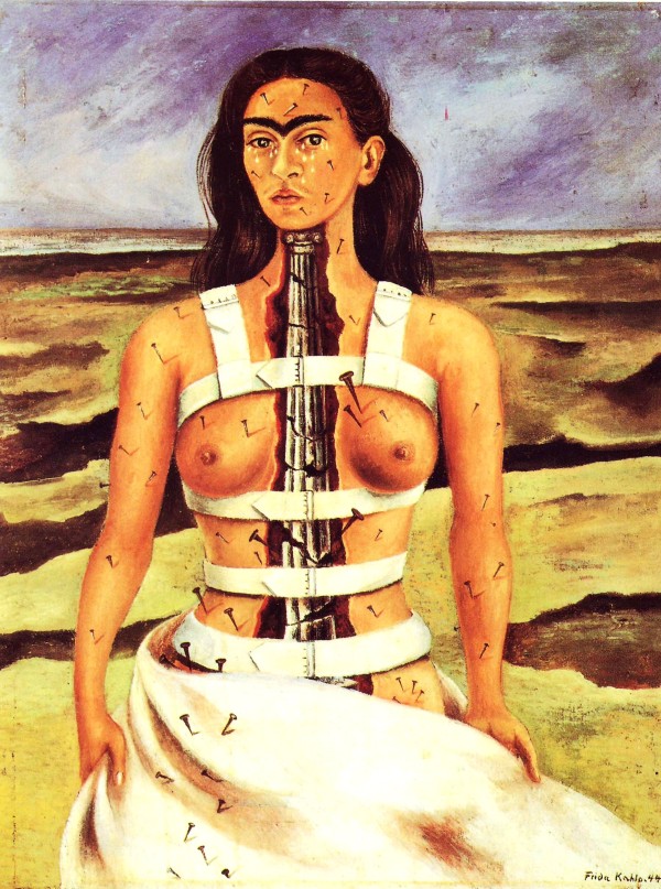 Frida Kahlo, Columna rota (σπασμένη στήλη), 1944
